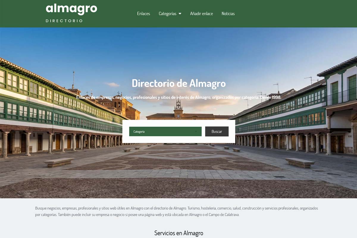 Estrenamos nueva web: el directorio de Almagro se renueva