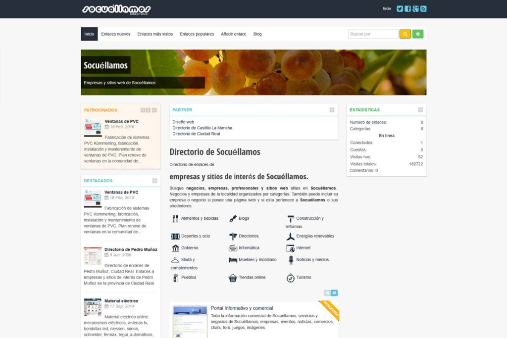 Captura de pantalla de Directorio de Socuéllamos